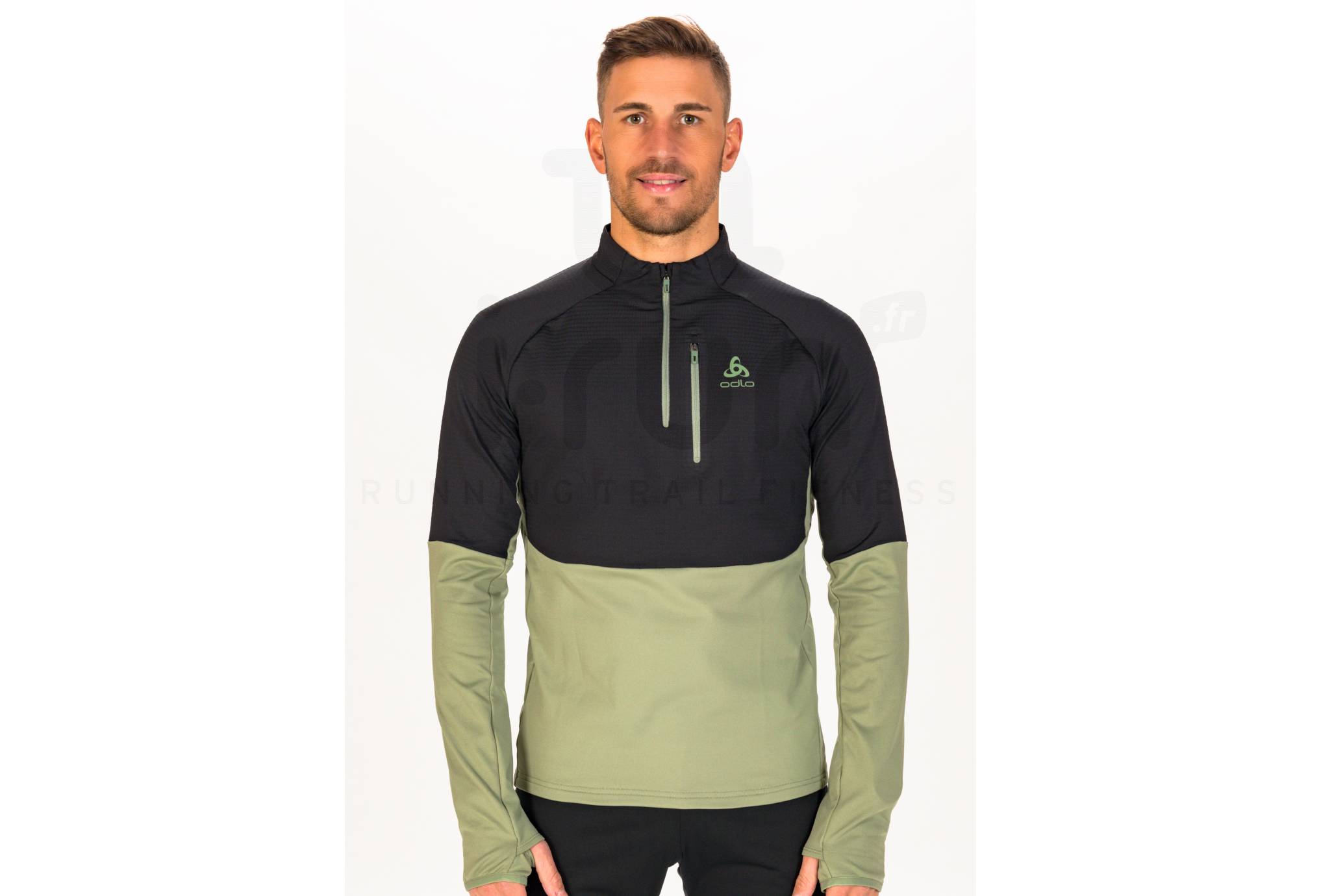 Felpe Odlo Mid Layer 1/2 Zip ESSENTIAL CERAMIWARM 313642 44400 - 8