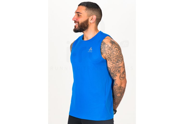Odlo Essential - Azul - Camiseta Running Hombre