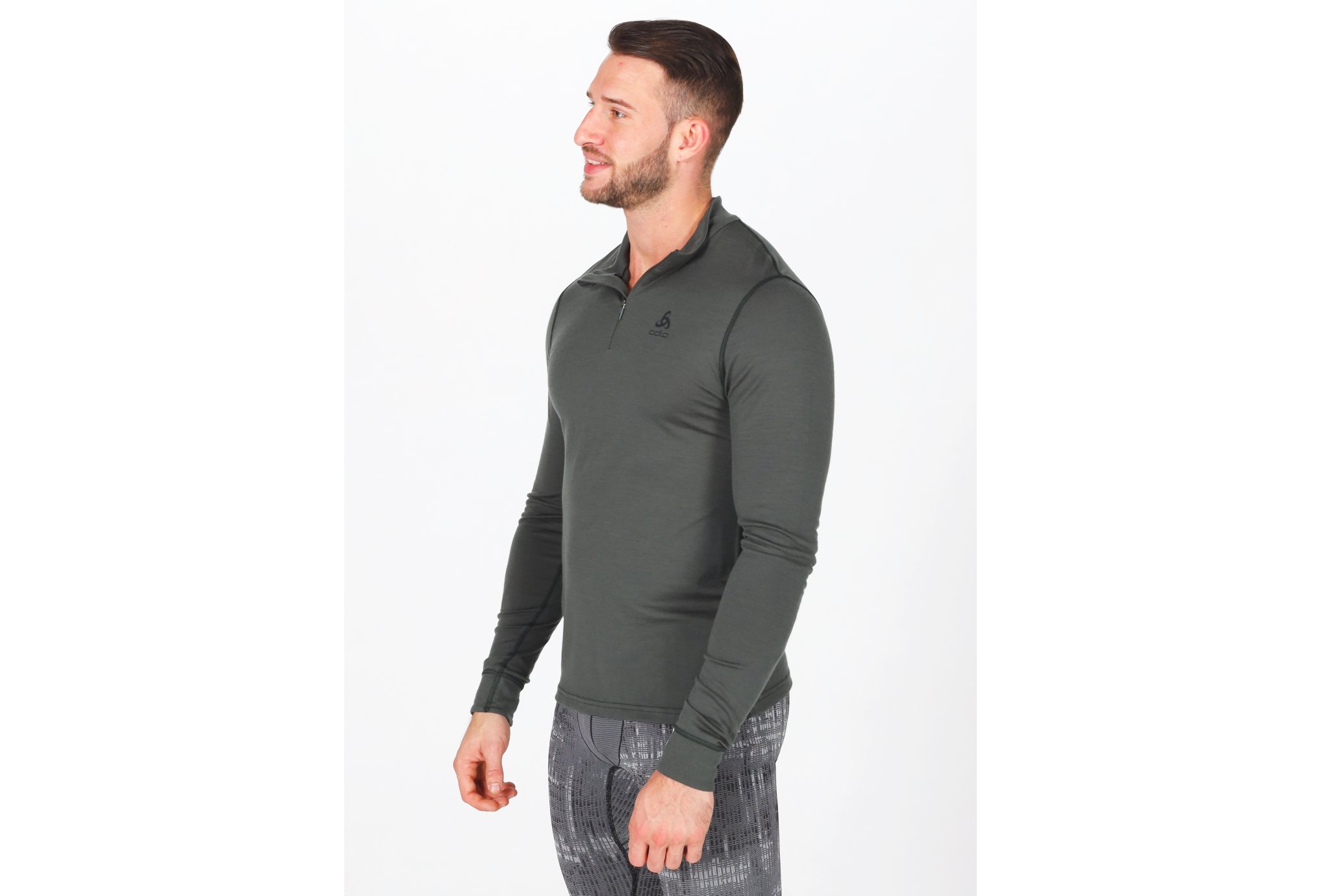 Odlo Natural 100% Merino 1/2 zip M Diététique Vêtements homme