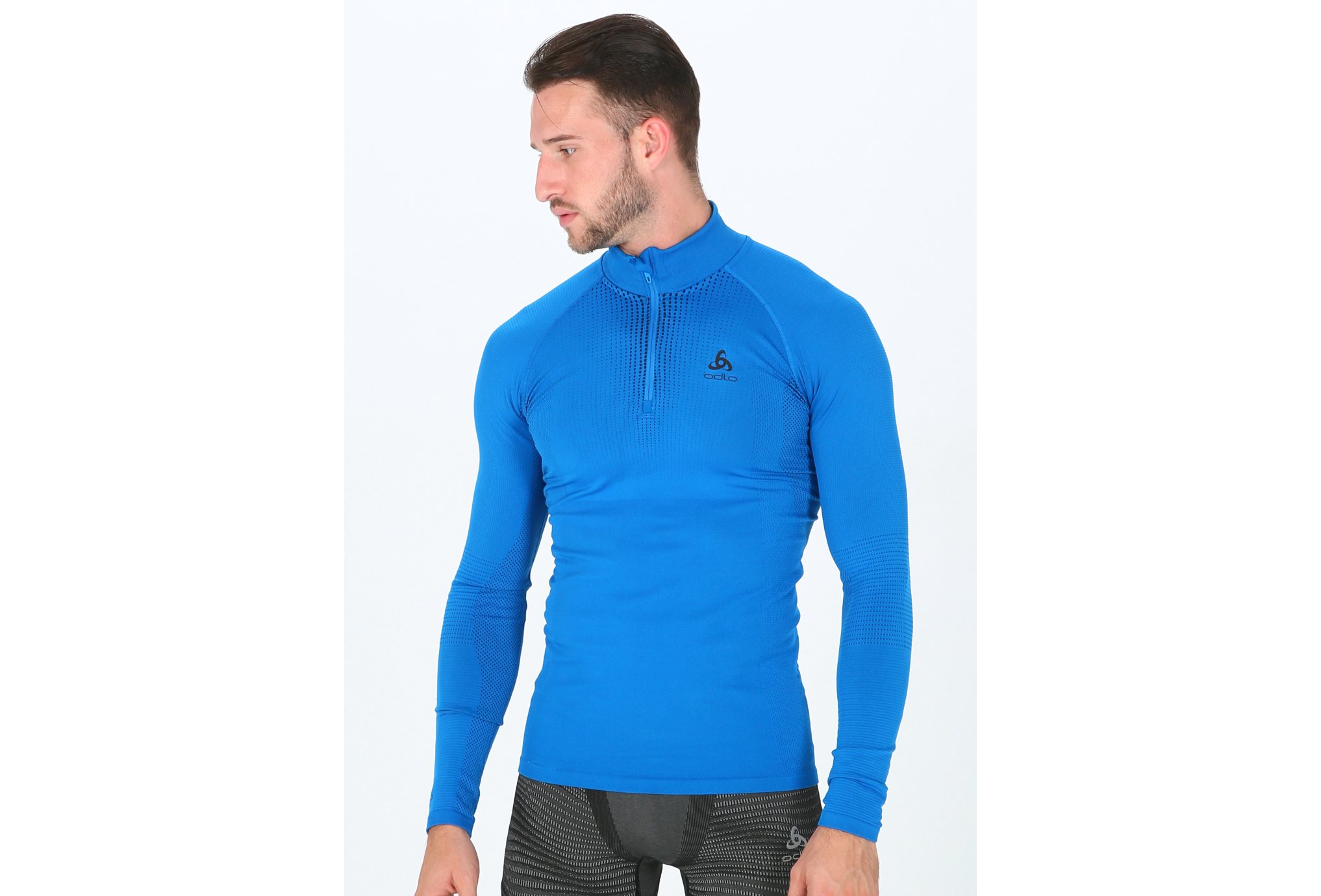 Odlo Performance Warm 1/2 zip M vêtement running homme