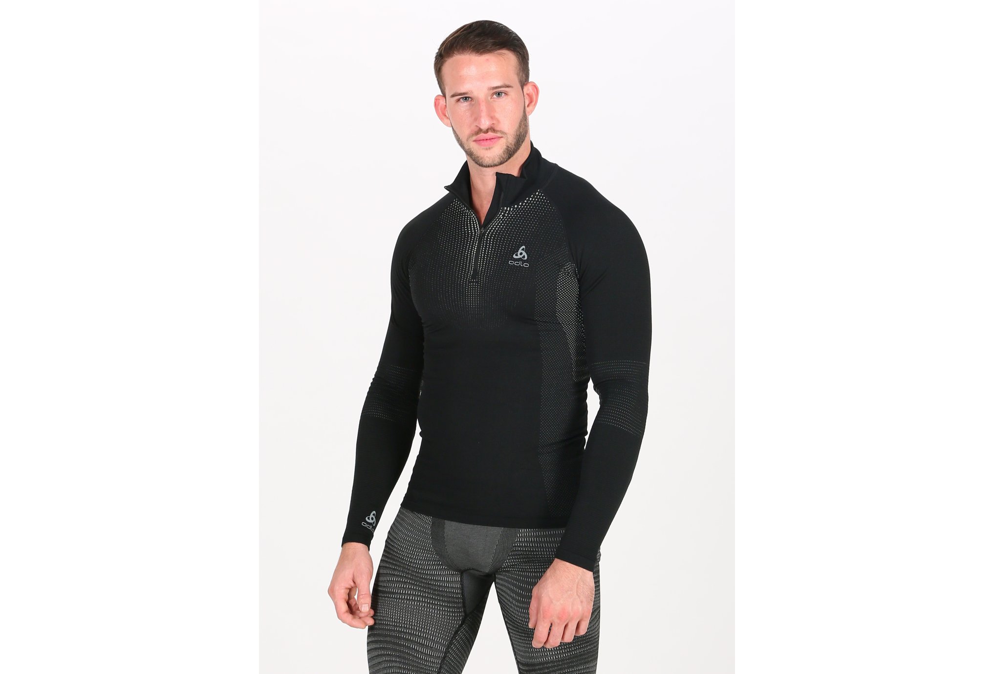 Odlo Performance Warm 1/2 zip M vêtement running homme