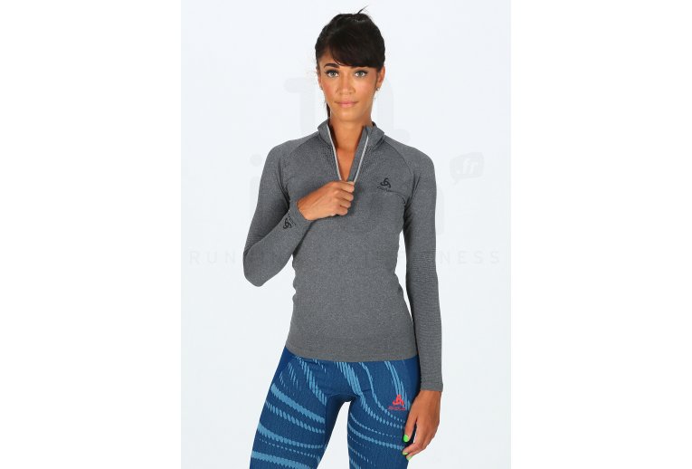Odlo camiseta manga larga Performance Warm 1/2 zip