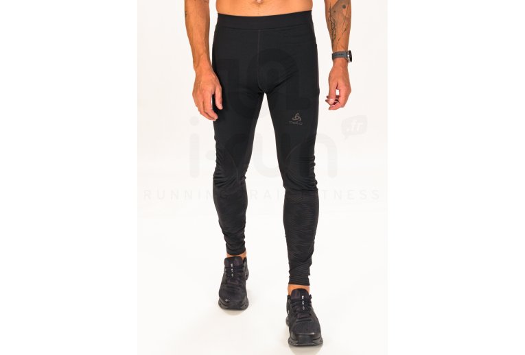 Odlo Tights Zeroweight Warm Reflective - Running tights Men's