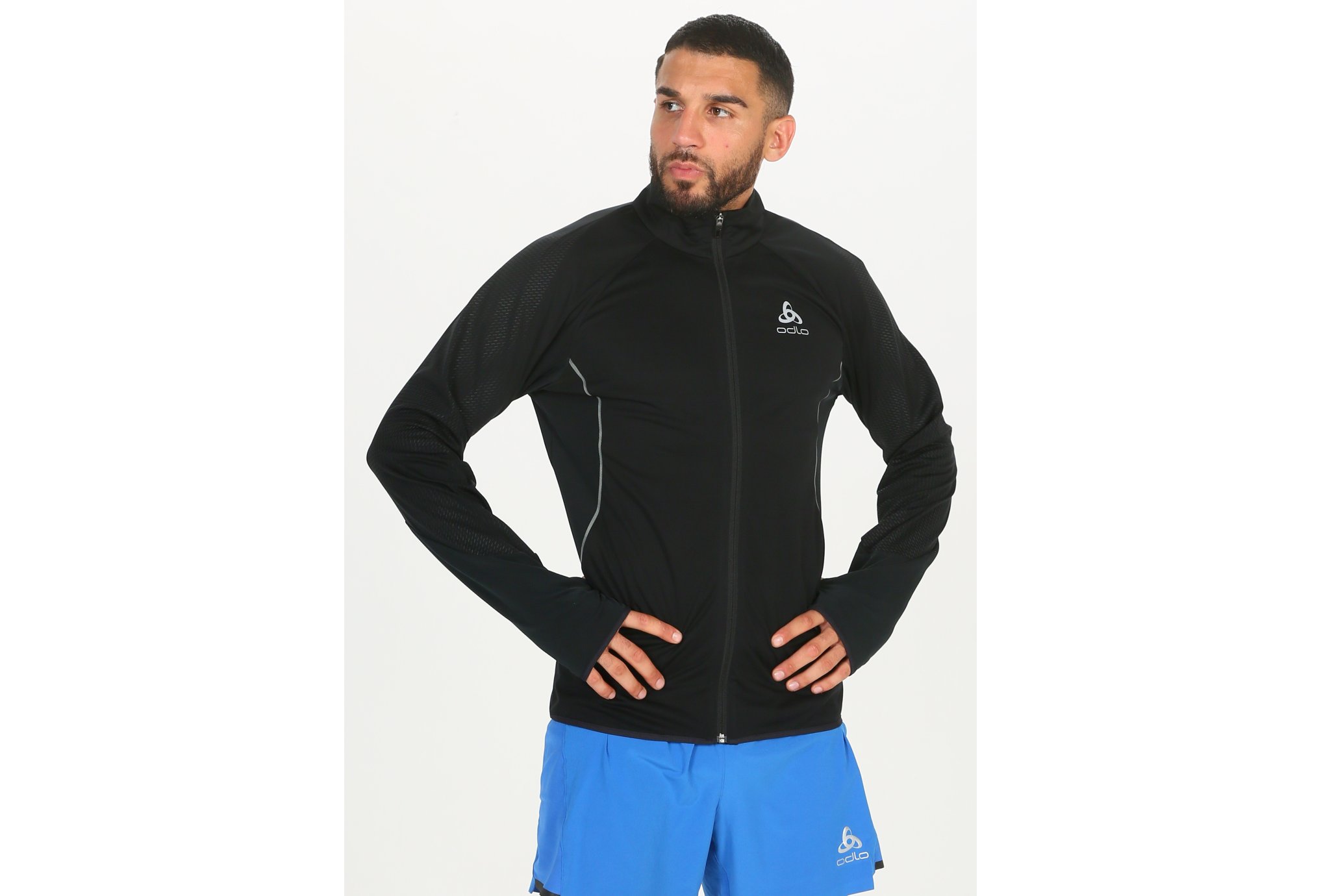 Odlo ZeroWeight Windproof Reflect Warm M vêtement running homme