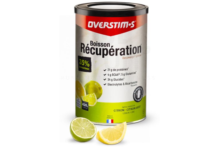 OVERSTIMS Boisson Récupération Élite 420g - Citron/citron vert