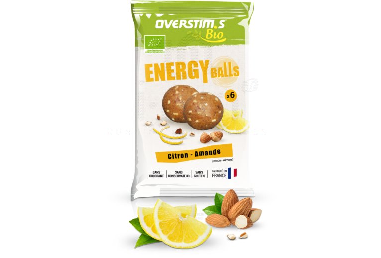 OVERSTIMS Energy Balls Bio - Citron amande