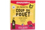 OVERSTIMS Astuccio Gel Energetico Istantaneo Coup de Fouet 3+1 - Frutti Rossi