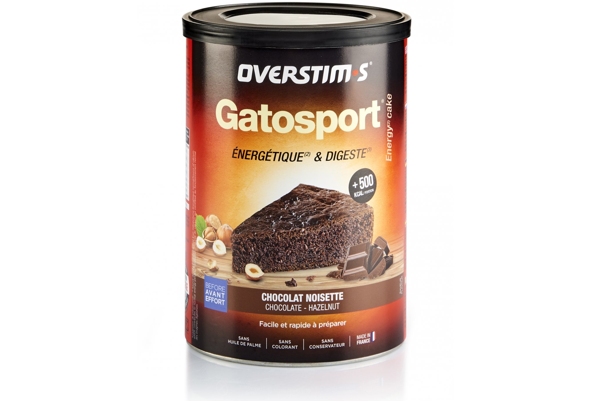 OVERSTIMS Gatosport 400 g - Chocolat noisette Diététique Préparation
