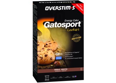 OVERSTIMS Gatosport Cookies - Chocolat/noisettes 