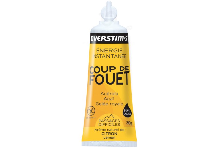 OVERSTIMS Gel nergie Instantane Coup de Fouet - Citron