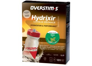 OVERSTIMS bebida Hydrixir Larga distancia - 12 bolsitas - Menta