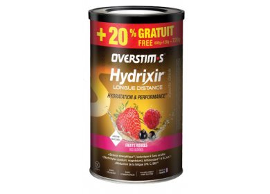 OVERSTIMS Hydrixir Longue Distance 600g + 20% gratuit - Fruits rouges 