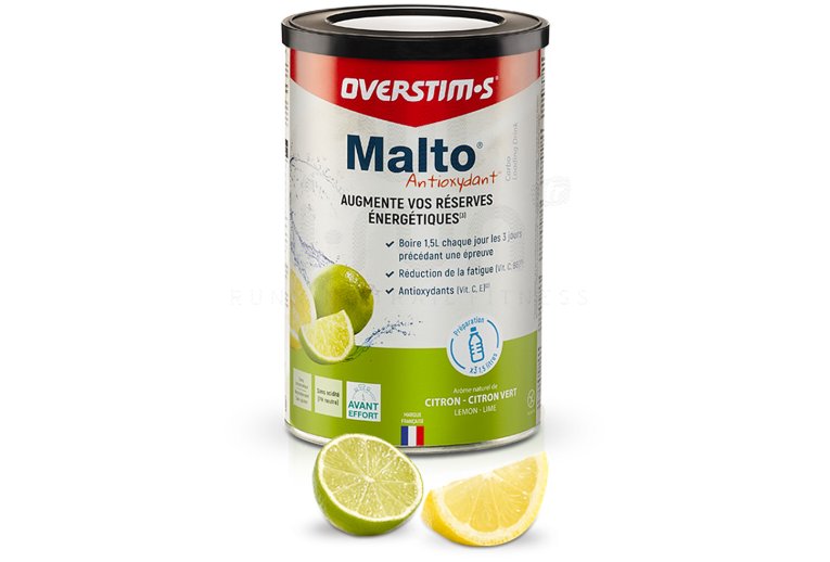 OVERSTIMS Malto Antioxydant 500 g - Citron/citron vert