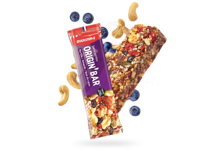 OVERSTIMS Origin Bar - Myrtille / amande / noix de cajou Blueberry / almond / cashew nut