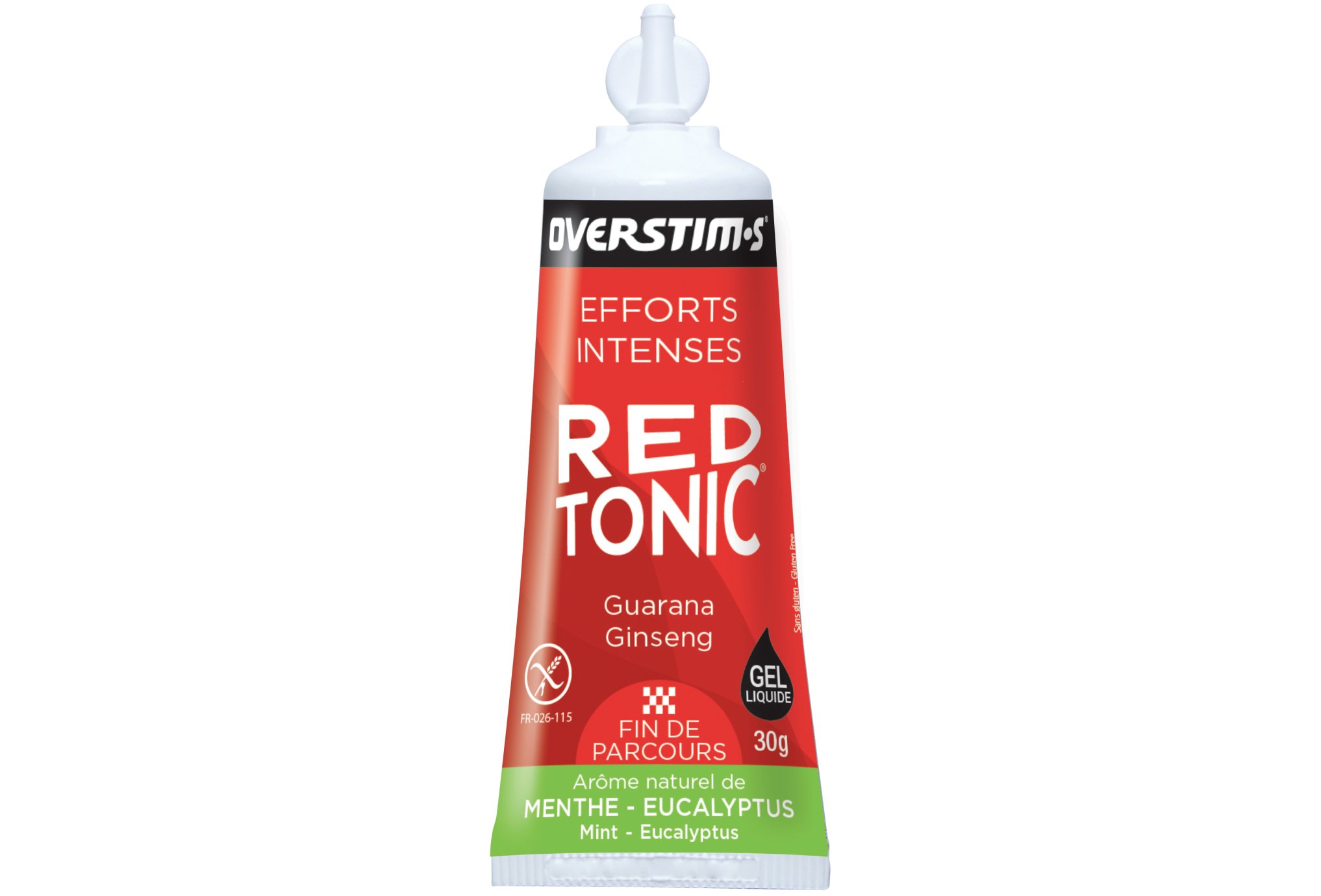 OVERSTIMS Red Tonic Sprint Air Liquide - menthe eucalyptus Diététique Gels