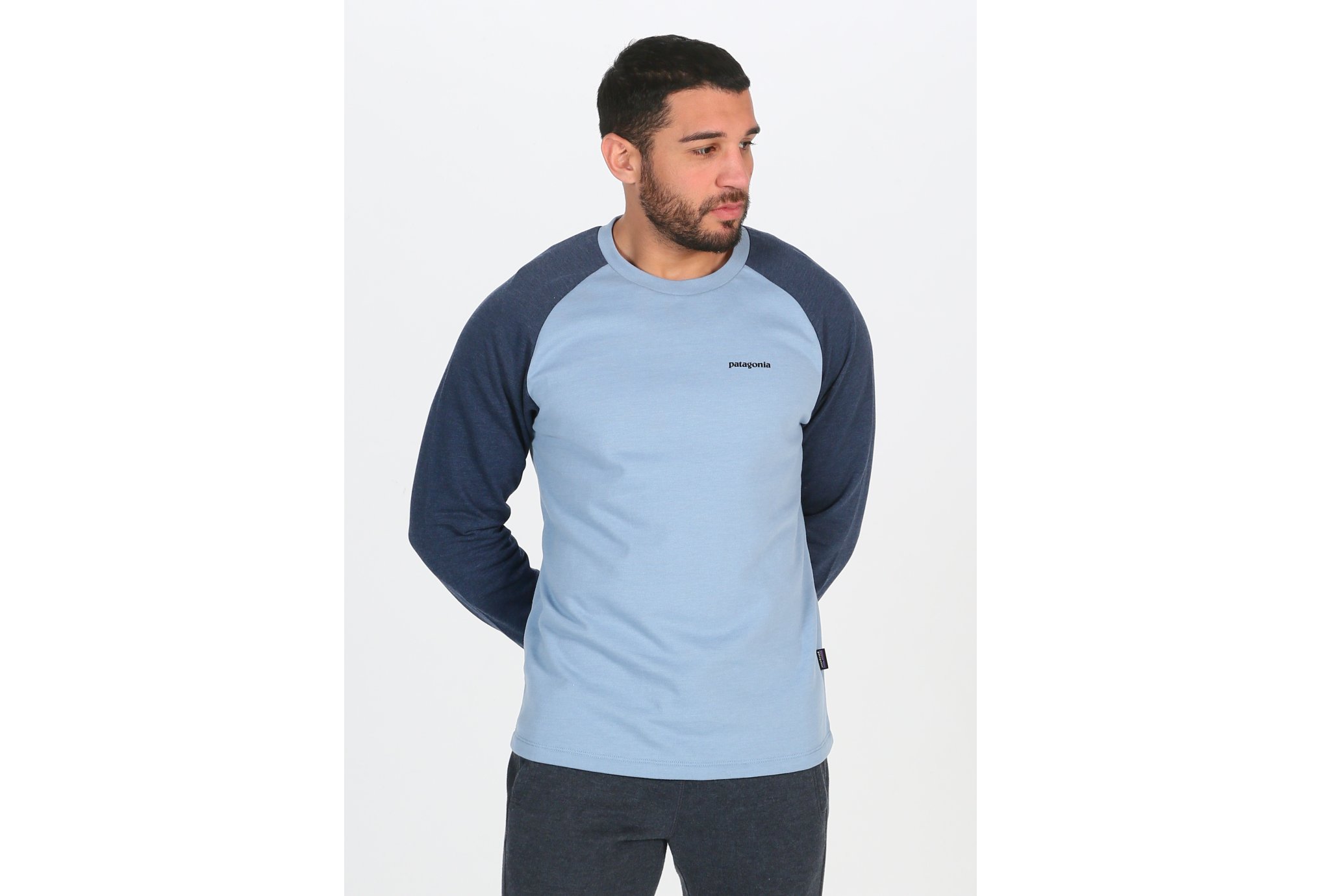 Patagonia P-6 Logo Lightweight Crew M vêtement running homme