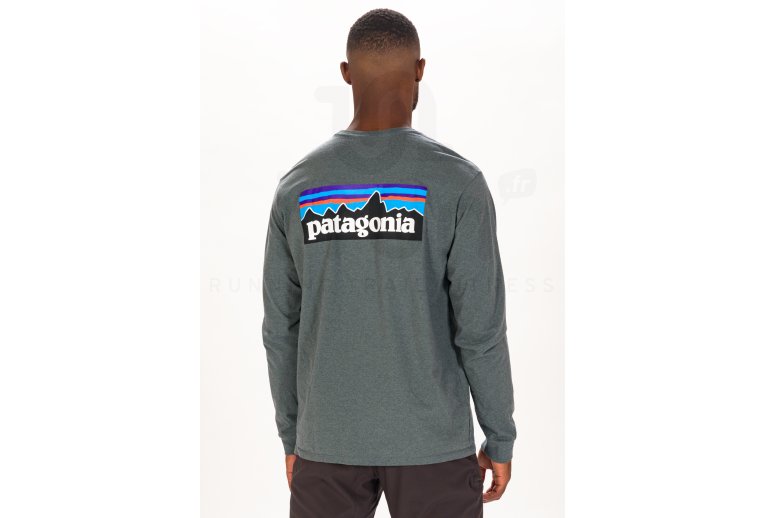 Patagonia camiseta manga larga P-6 Logo Responsibili-Tee