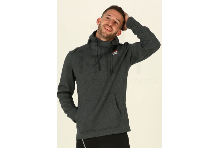 sudadera reebok crossfit hombre gris