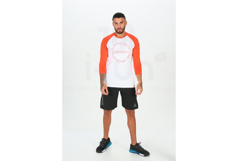 Reebok Camiseta manga 3/4 CrossFit Raglan