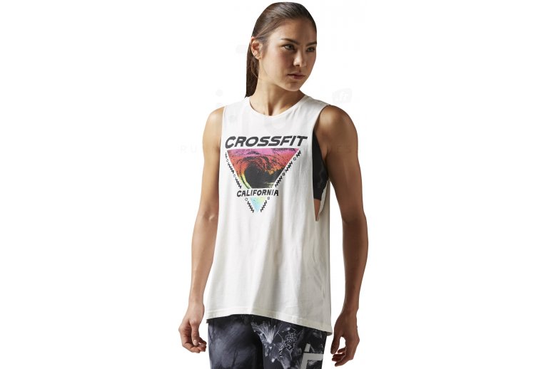 Reebok Camiseta de tirantes Crossfit Retro Cali Muscle Tank