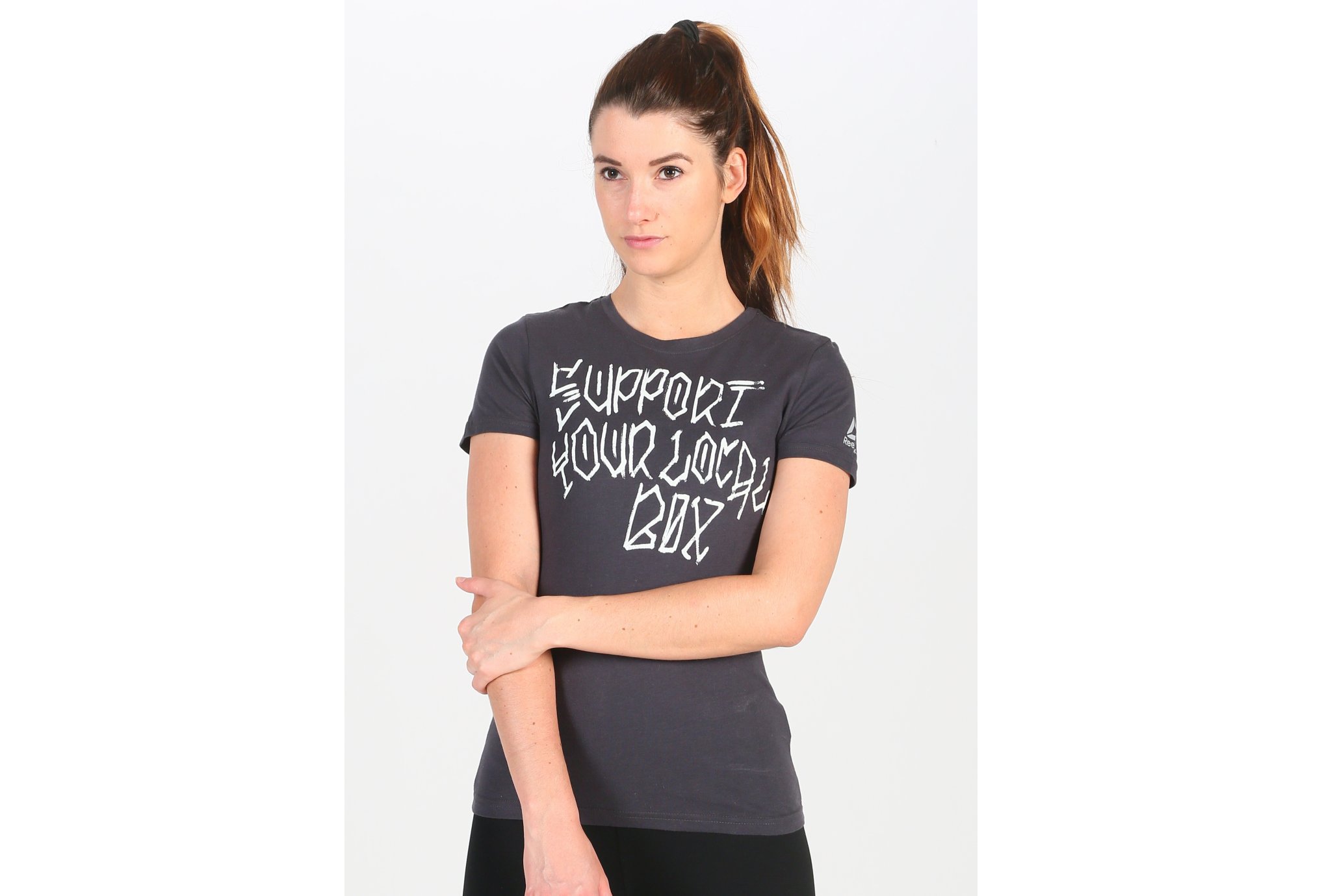 Reebok Crossfit Support Your Local Box W Diététique Vêtements femme