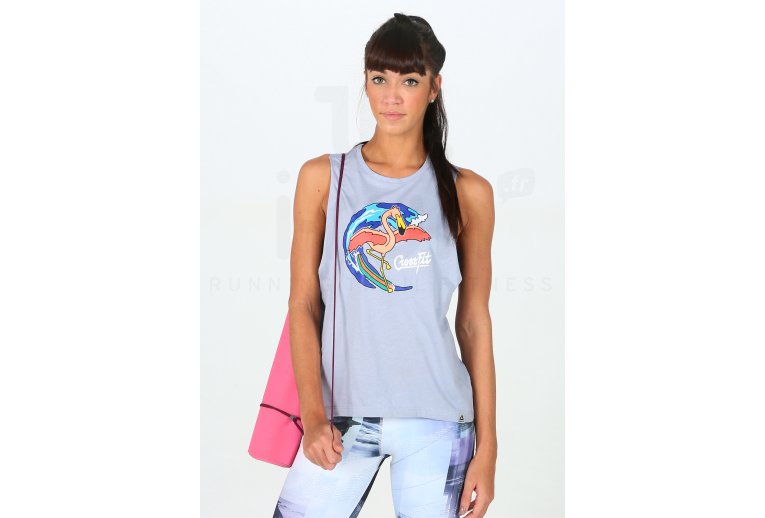 Reebok camiseta manga corta Crossfit Surfer Flamingo