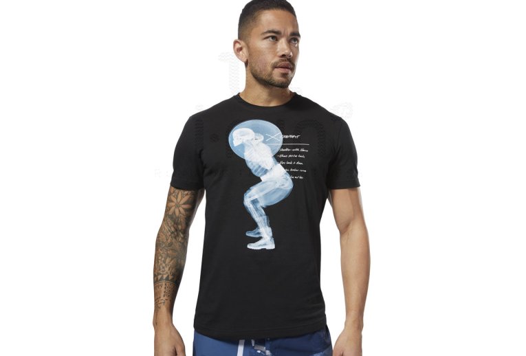 Reebok Camiseta manga corta CrossFit X-Ray Squat