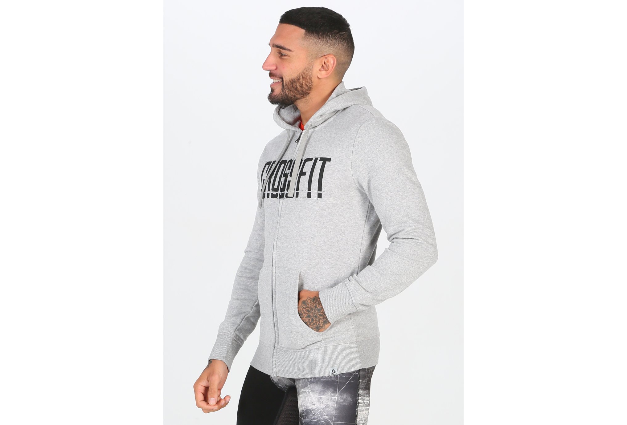 Reebok Crossfit Zip Hoodie M Diététique Vêtements homme
