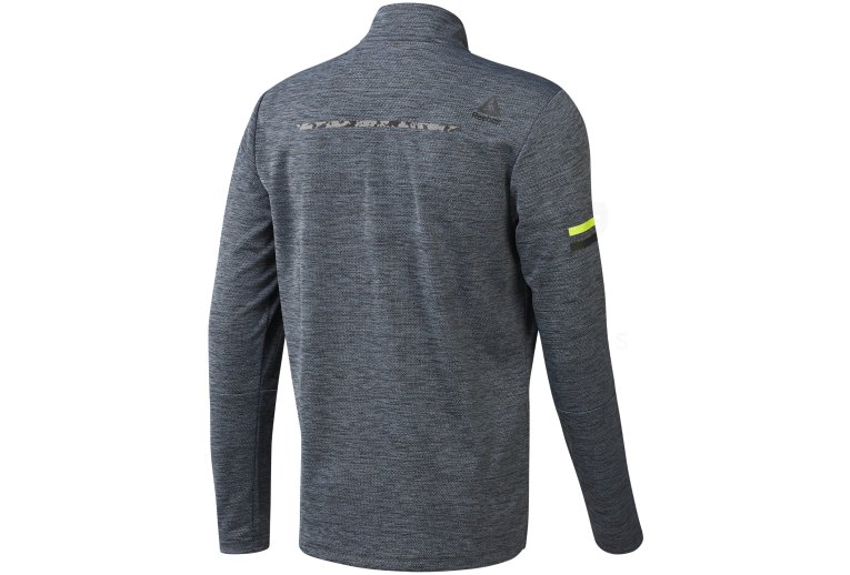 Reebok Camiseta manga larga Running  Zip 1/2