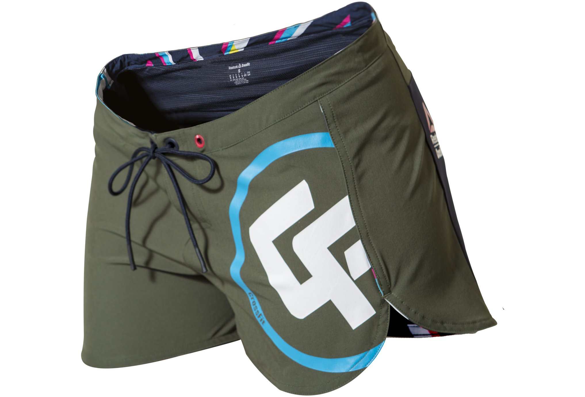 Reebok Short CrossFit BoardShort B W Femme Kaki Pas Cher