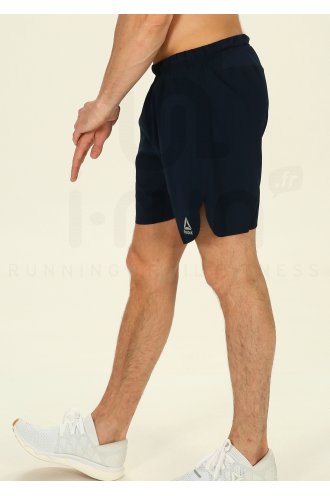 shorts reebok homme bleu