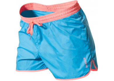 shorts reebok femme bleu