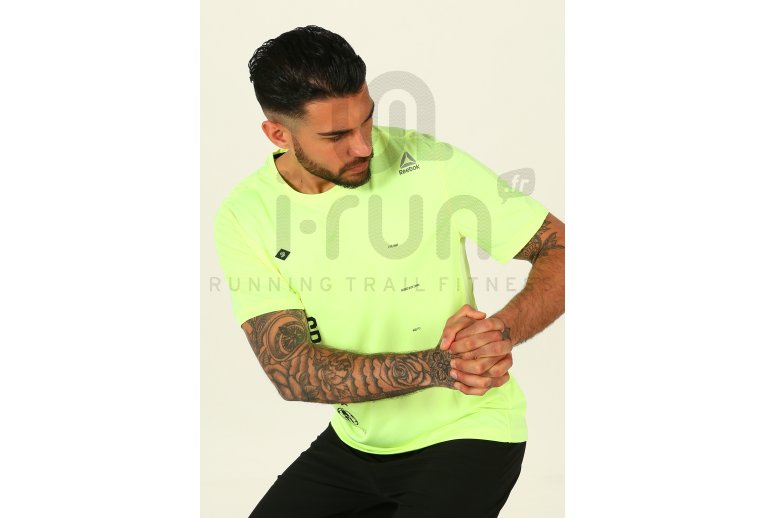 camisetas reebok hombre amarillo