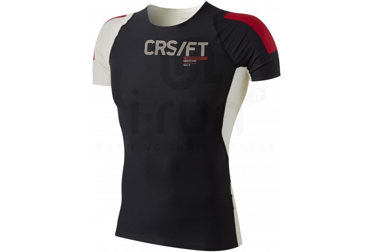 Reebok Camiseta manga corta de compresin CrossFit PWR5