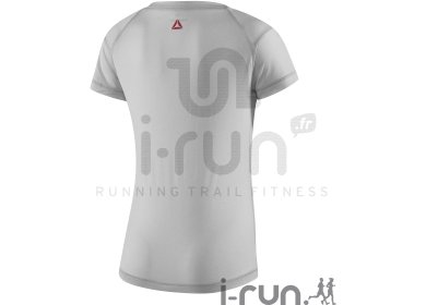 reebok t shirt femme argent