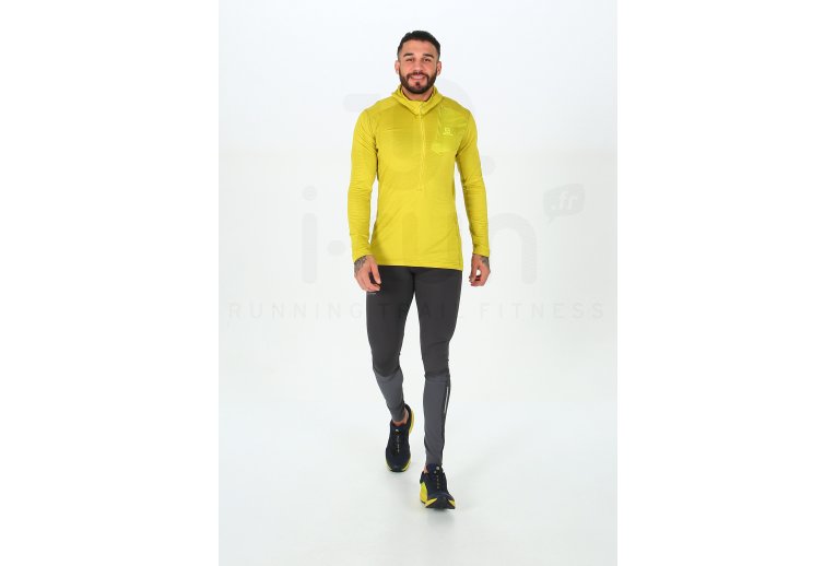 Salomon camiseta manga larga Grid HZ Mid Hoodie