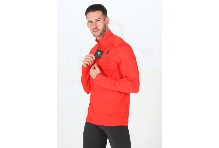 Salomon camiseta manga larga Grid HZ Mid