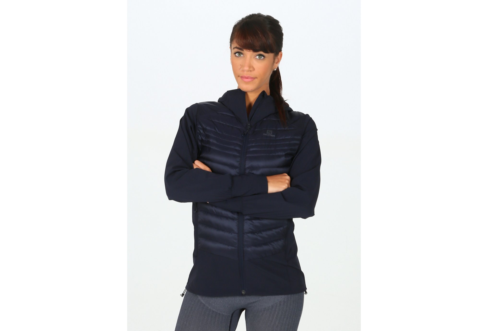 Salomon Chaqueta Haloes Down Hybrid Hoodie en promocion Mujer Ropa Trail Salomon