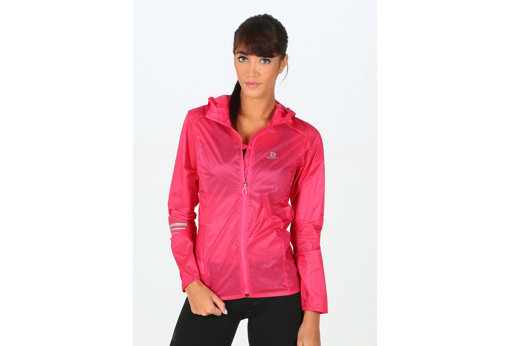 Salomon Lightning Wind Hoodie W Diététique Vêtements femme