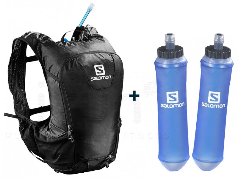Salomon Pack Skin Pro 15 Set + 2 Soft Flask Speed 500mL pas cher