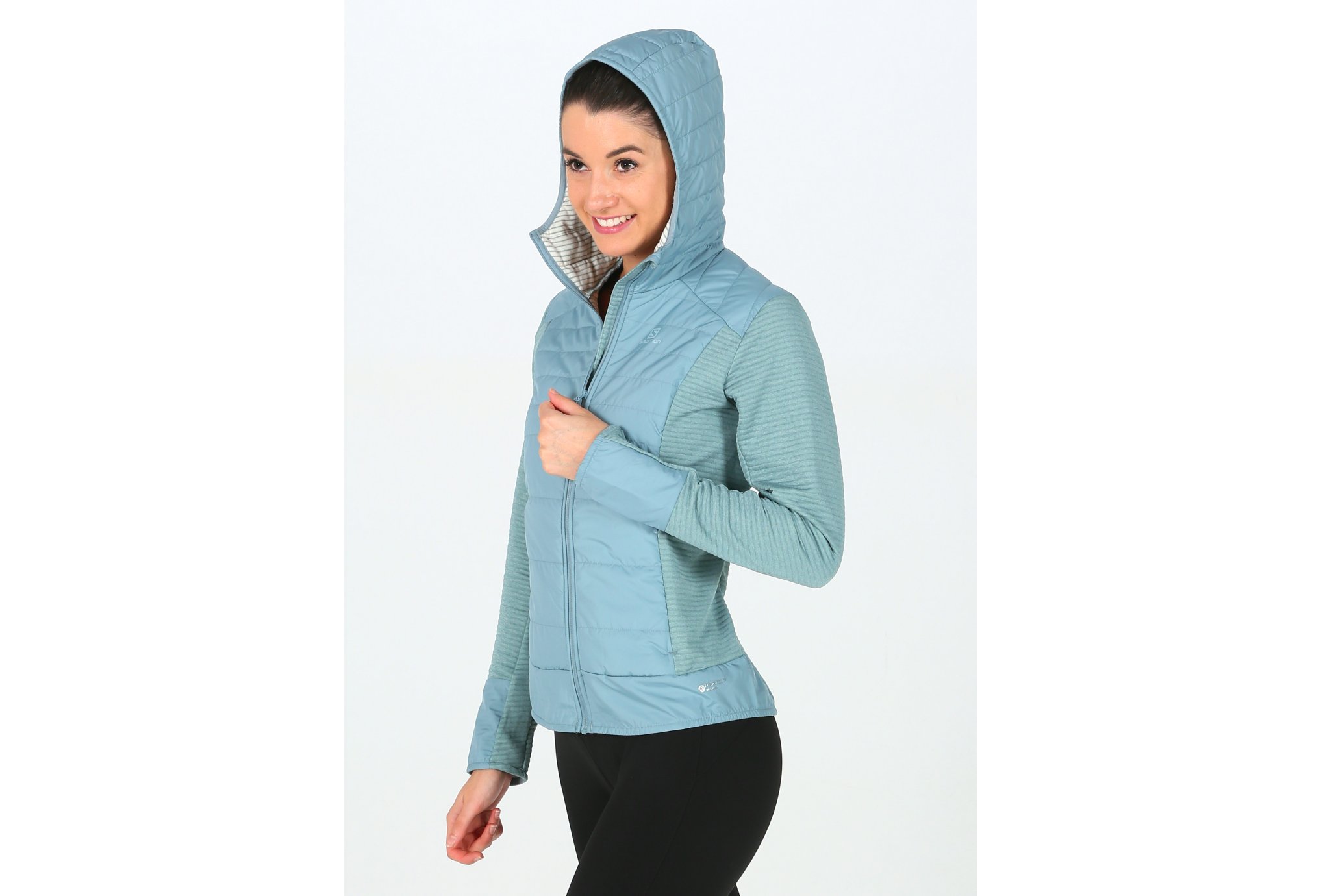 Salomon Right Nice Hybrid Hoodie W vêtement running femme