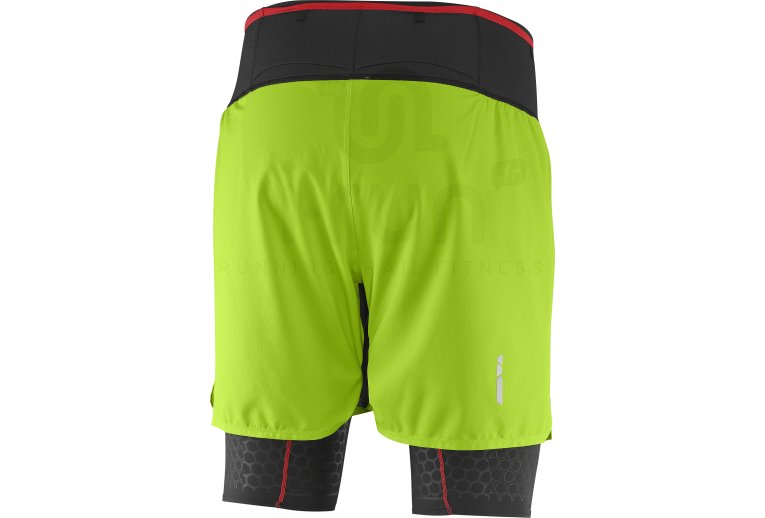 Salomon Pantal�n corto 2 en 1 Exo S-Lab Twinskin