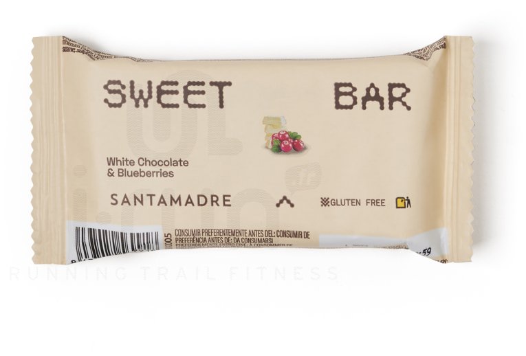 SANTAMADRE Energieriegel Sweet bar Wei�e Schokolade und Blaubeeren