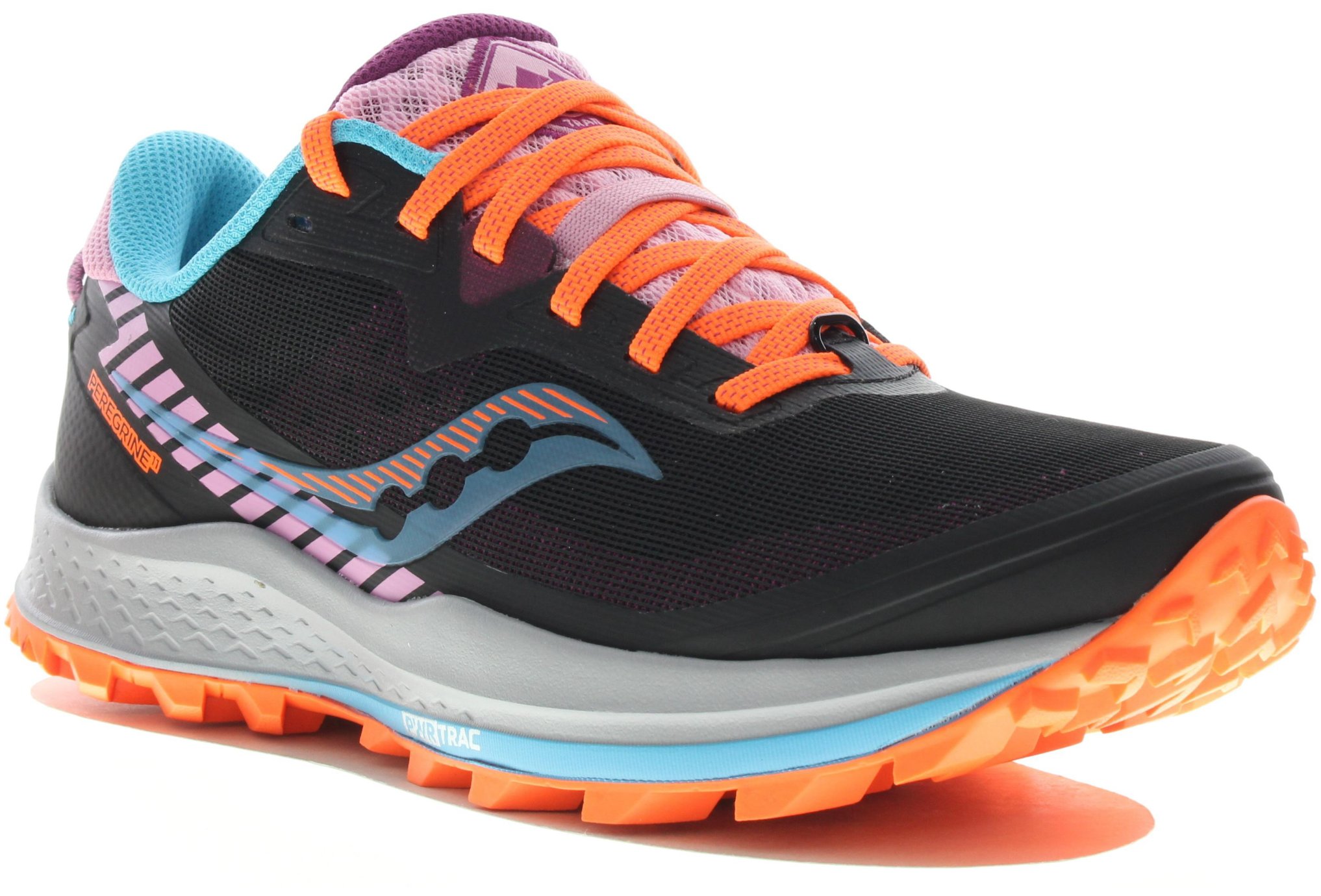 Saucony Peregrine 11 Bright Future Black W Chaussures running femme