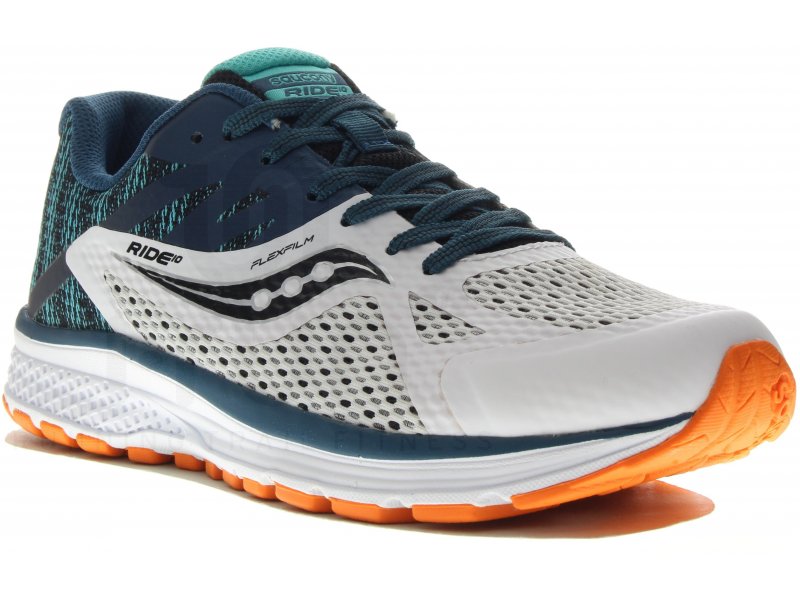 saucony ride 10 homme blanche
