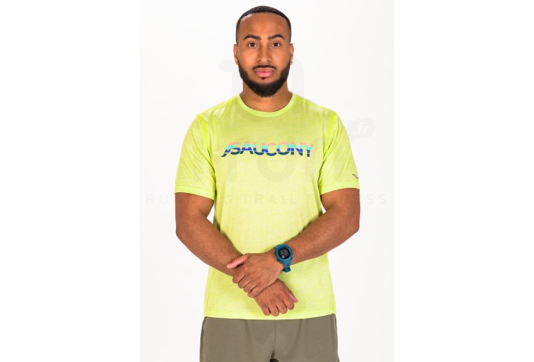 Saucony camiseta manga corta Stopwatch Graphic
