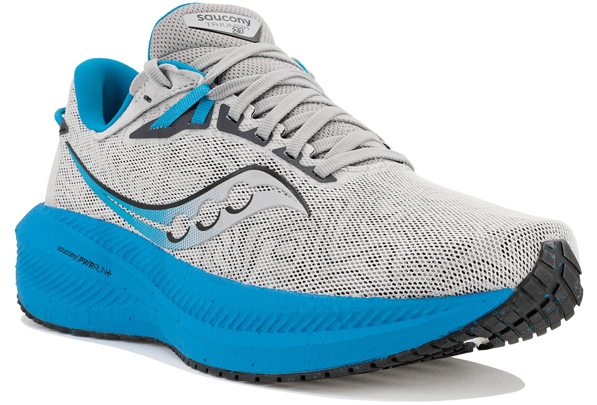 Chaussures De Running Saucony Triumph 18 – Homme – Pointure 11.5 US (46 EU) – Noires – Occasion