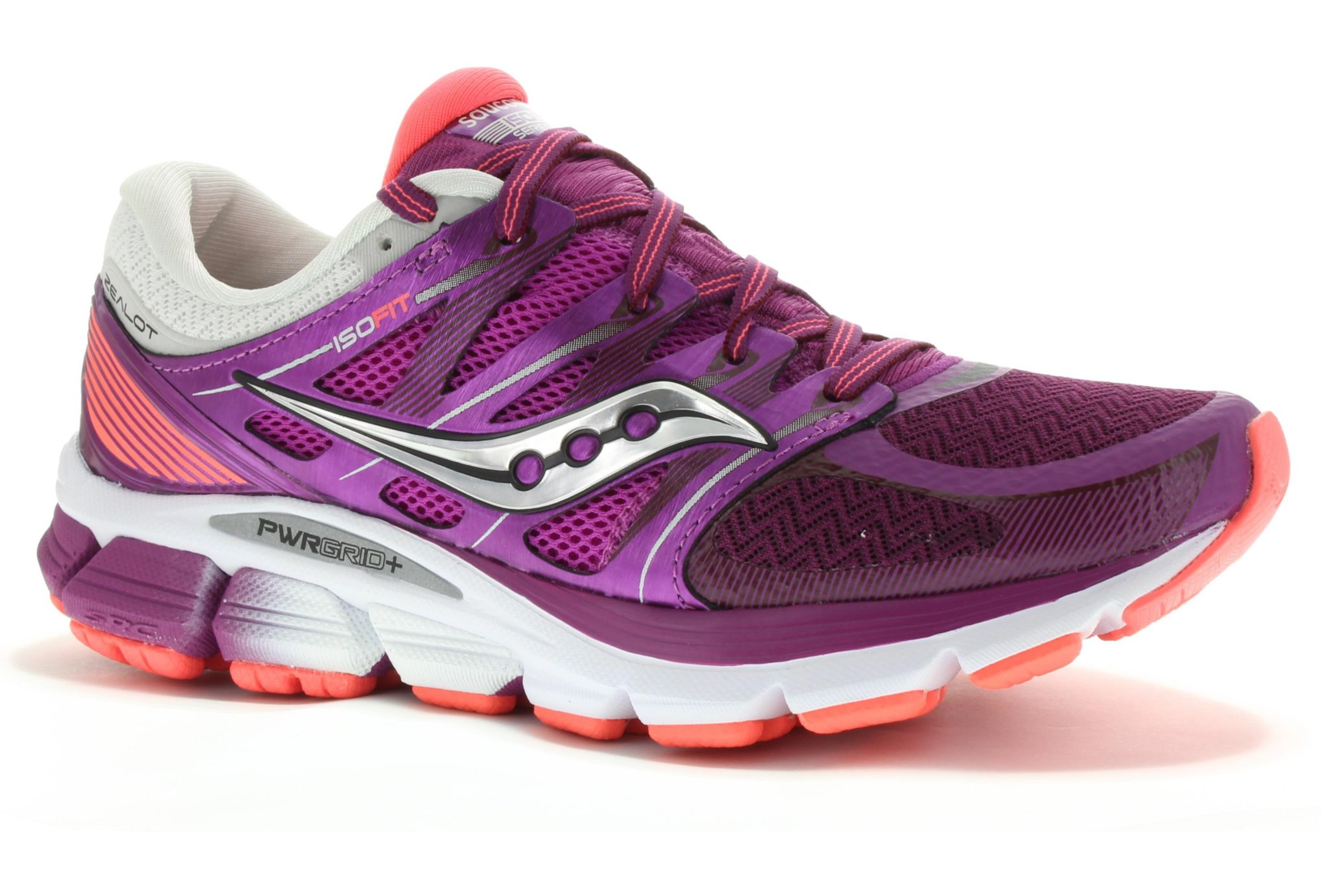 saucony guide iso femme violet