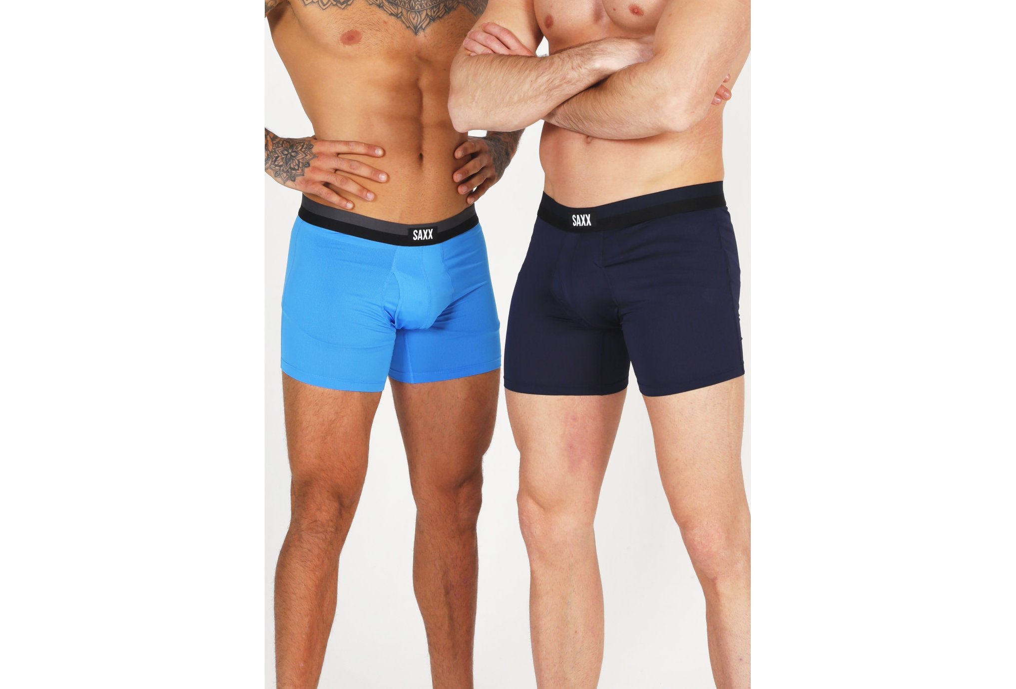 Saxx Lot de 2 boxers Sport Mesh M vêtement running homme