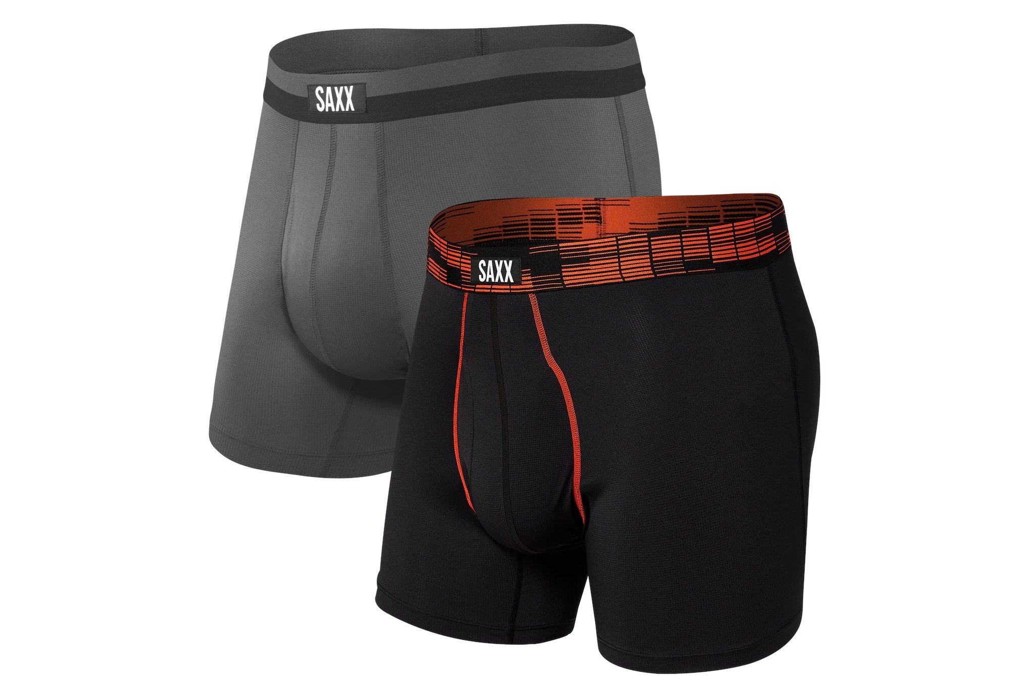 Saxx Lot de 2 boxers Sport Mesh M vêtement running homme